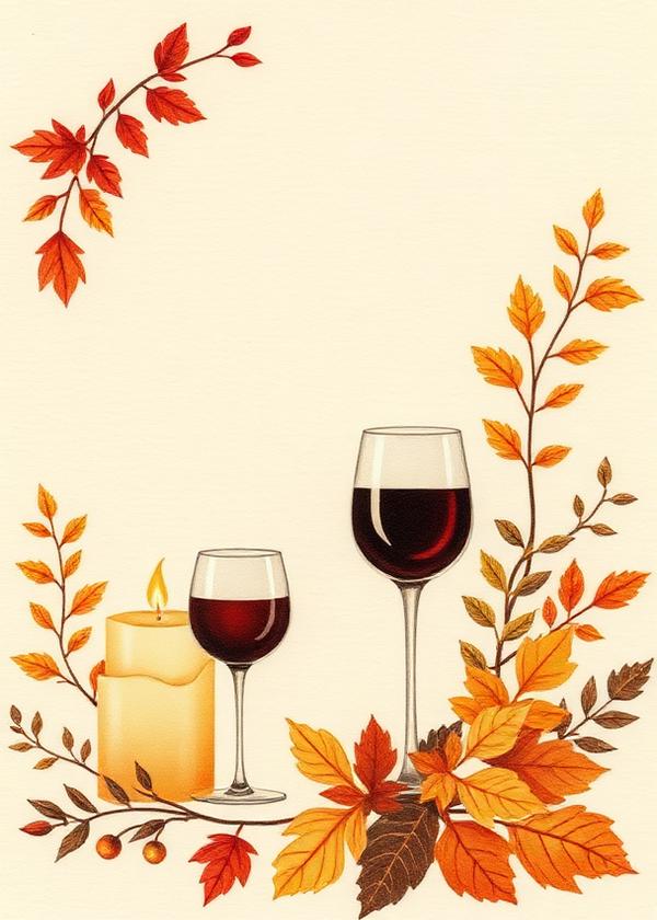 Harvest Table — Dinner Party invitation template